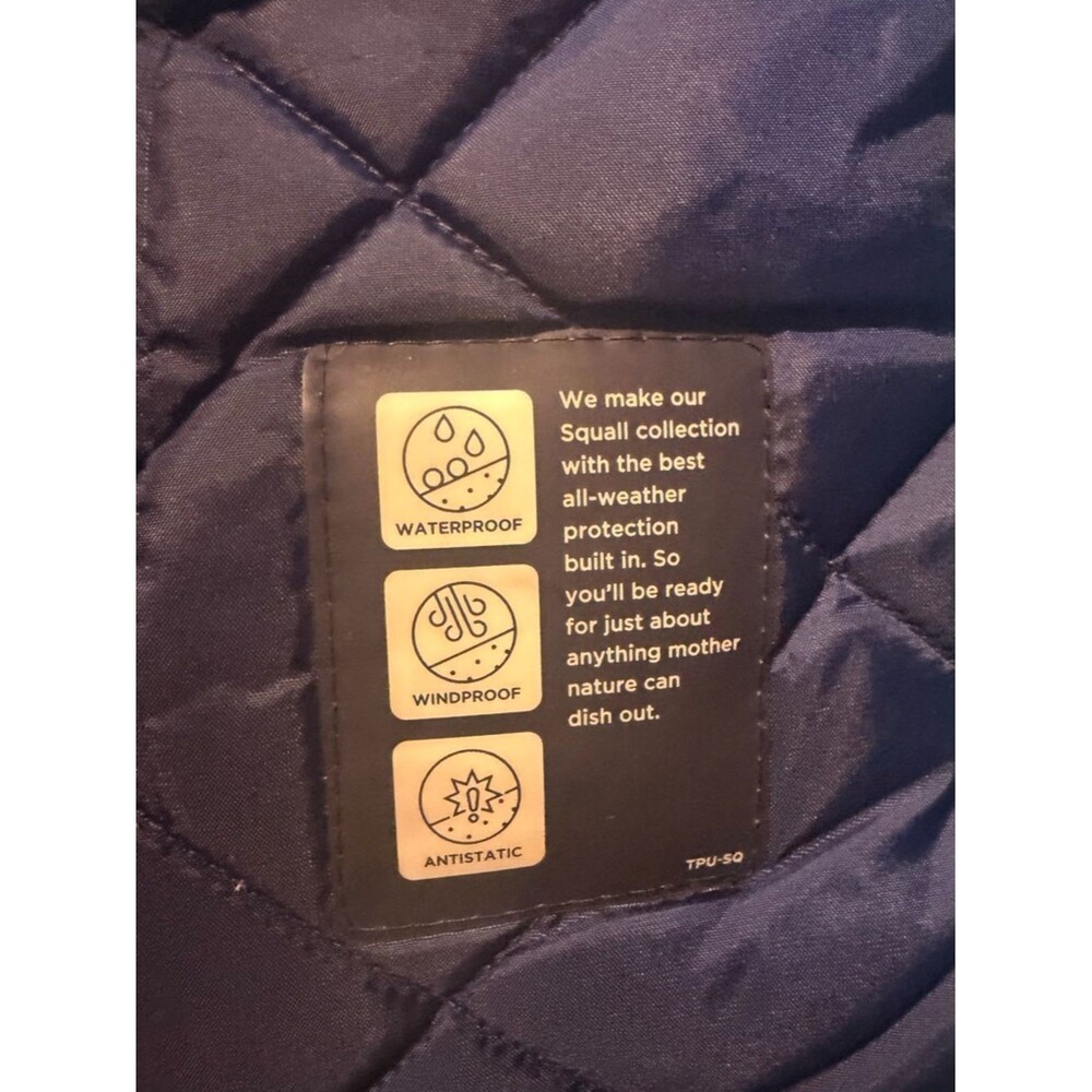 Lands' End Women's/Teen Aqua Blue Hooded Ski Jacket - Picture 9 of 10